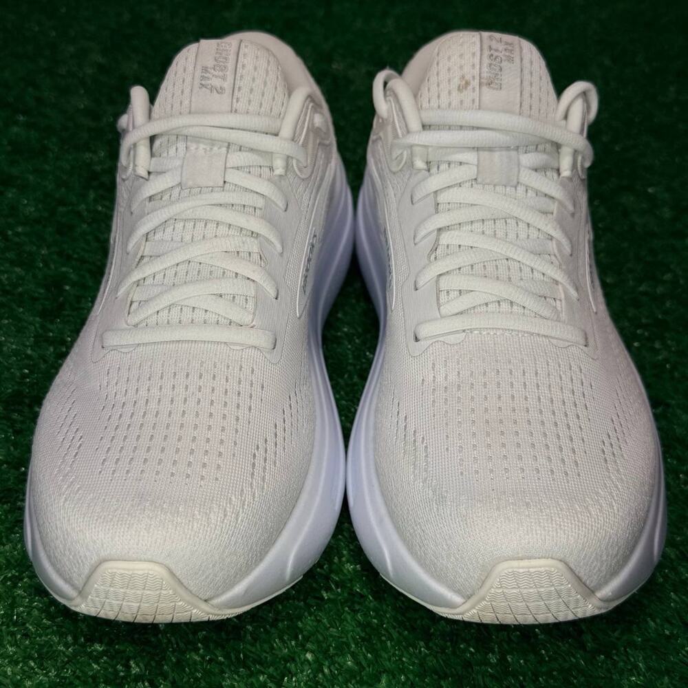 Brooks Ghost Max 2 Women’s Running Shoes Size 10.5 White Cushioned Trainer - Picture 5 of 8